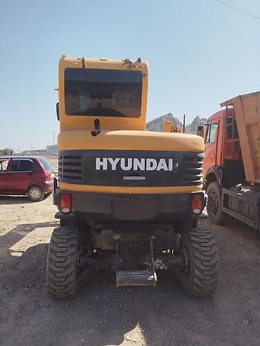 двух мостовой тягач: Экскаватор, Hyundai, 2012 г., Колесный — 4