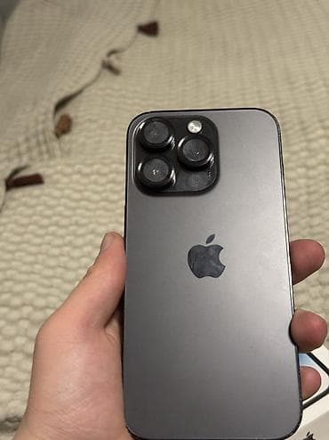 айфон за 0р: IPhone 14 Pro, Новый, 128 ГБ, Jet Black, Защитное стекло, Чехол, Коробка, 78 % — 2