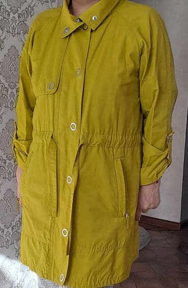 плащи от дождя: Плащ, легкая, весна-лето фирсы SEKA, люкс качество. Необычно лимонного — 4