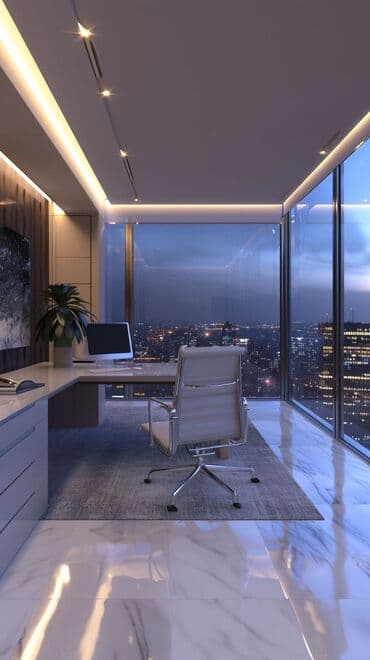 офис дом: Сдаю Офис, 30 м², В бизнес центре, С отдельной кухней, С оборудованием — 1