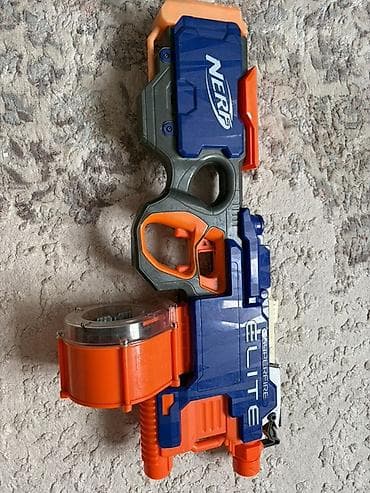 красный страитель: Б/у Бластер NERF N-Strike Elite HyperFire
Оригинальный Б/у — 1