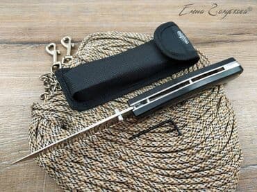 прибор ночного видения для охоты бу: Складной нож Калан от Витязь сталь 65x13, рукоять дерево Охота и — 14