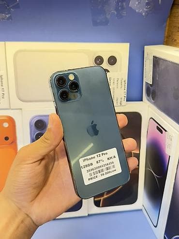 google fitbit: IPhone 12 Pro, Б/у, 128 ГБ, Pacific Blue, Зарядное устройство, Защитное стекло, В рассрочку, 87 % — 1