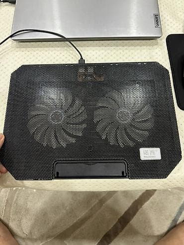 deepcool ice wind pro: Охлаждающая подставка для ноутбука NUOXI - Две мощные тихие турбины — 2