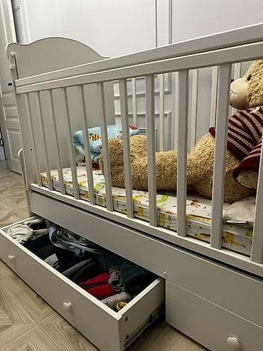 Балдар үчүн трансформер керебет, Башка түрү, түсү - Ак — 3