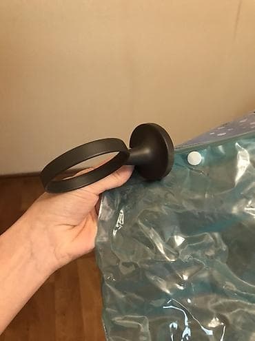 подставка для колец: Держатель для Зубных щёток, пасты, настенный (кольцевой) - Тип — 2