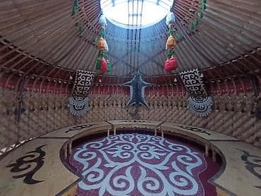 юрта кыргызов: Юрта казахская/кыргызская сборная с полным традиционным оформлением — 7