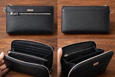 мужской саат: Портмоне, Натуральная кожа, Мужские, Новый — 1