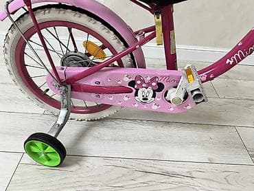 Балдар транспорту: Балдар үчүн велосипед, 2 дөңгөлөктүү, 3 - 4 жаш, Кыз үчүн, Колдонулган — 5