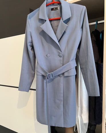 коктейльное платье синего цвета: Вечернее платье, Классическое, Короткая модель, С рукавами — 1