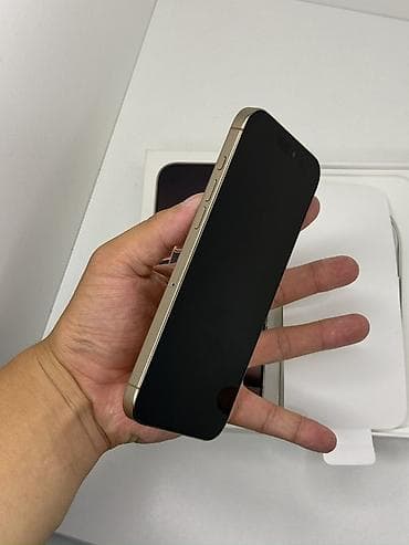 mac studio: IPhone 16 Pro Max, Б/у, 512 ГБ, Desert Titanium, Коробка, Кабель, 96 % — 5