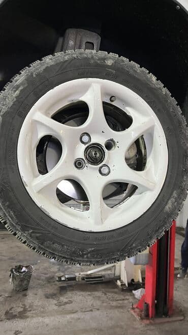 покупаем шины бу на переработку цена: Колеса в сборе 175 / 65 / R 14, Зимняя шипованная, Б/у, Комплект, Легковые, Литые, отверстий - 4 — 1