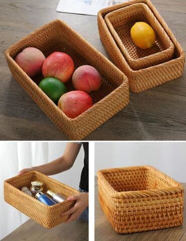 плетёная корзина: Декор для дома и сада, Самовывоз, Платная доставка — 4