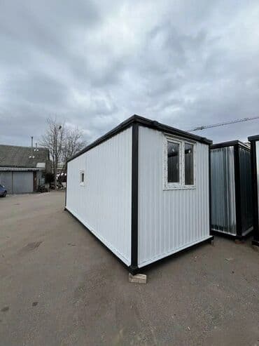 комплектующие для торгового оборудования: Бытовка/модульный блок-контейнер - Каркас: металлический, усиленные — 1