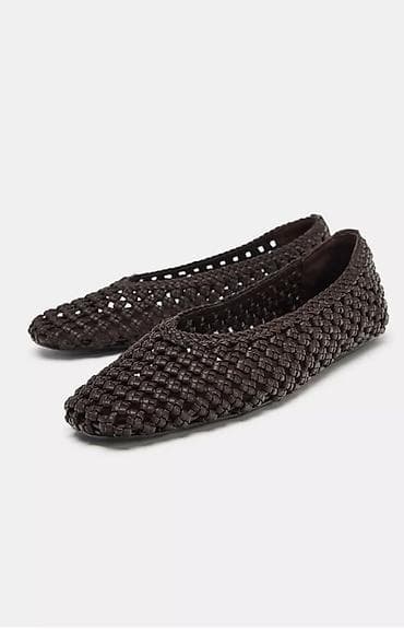 mango 37: Лоферы, 35, Zara, Новый, цвет - Коричневый, Самовывоз — 4
