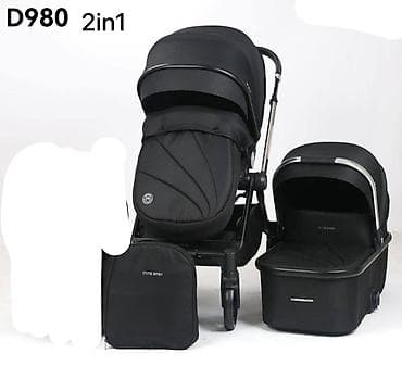 Балдар дүйнөсү: Коляска D980 2in1 — универсальная система для малышей с рождения до — 1