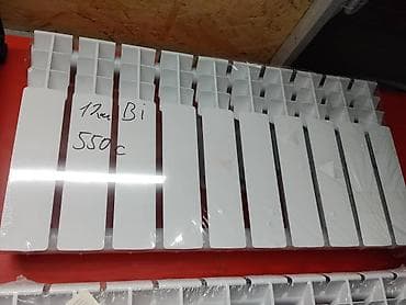 Биметаллический радиатор отопления, секционный. Характеристики: -