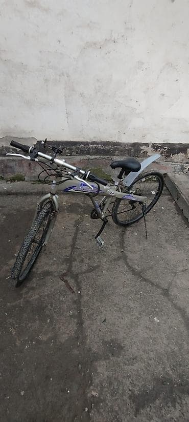 Балдар үчүн велосипеддер: Горный/городской велосипед с колесами 26". Рама алюминиевая (прямая — 3
