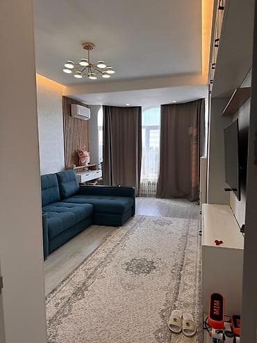 Квартиры: 1 комната, 46 м², Асанбай мкр Элитка, 9 этаж — 9