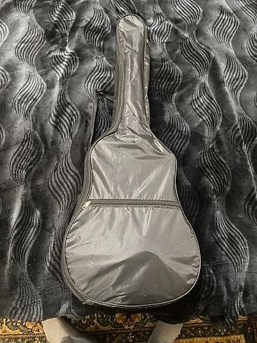 Аккордеоны: Акустическая гитара Jastan, классический дредноут, матовый чёрный — 8