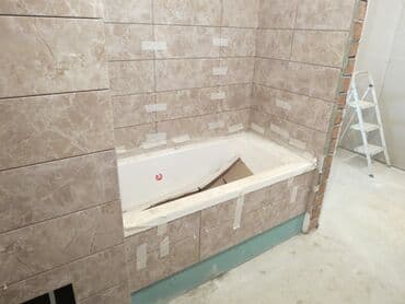 Дизайн, долборлоо: Плиткаларды кесүү, Дубалдарды коюу үчүн даярдоо, Дубалдарды грунттоо үчүн даярдоо | Мозаика плиткасы, Күзгү плитка, Мрамор плиткасы 6 жылдан ашык тажрыйба — 7