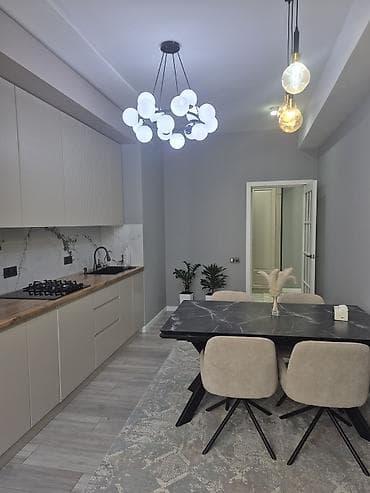 квартиры токмак: 3 комнаты, 89 м², Тунгуч мкр Элитка, 8 этаж, Дизайнерский ремонт — 8