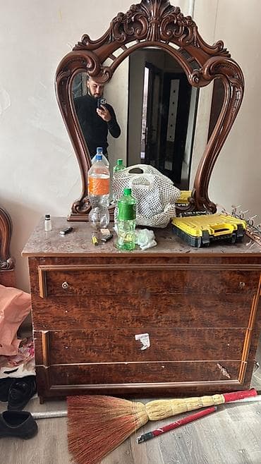 Классический комплект мебели в стиле барокко/рококо, натуральный шпон