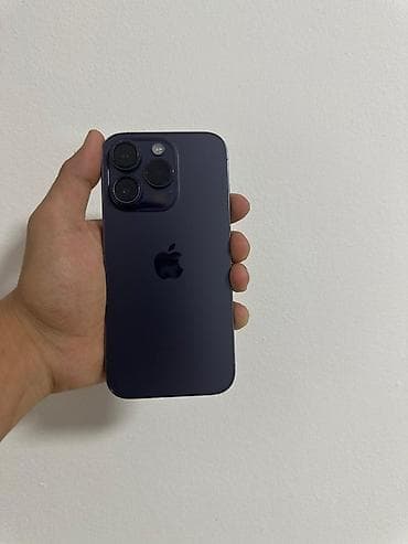 aphone x: IPhone 14 Pro, 256 ГБ, Deep Purple, 77 % — 1