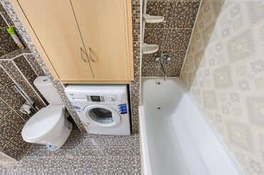 суточный квартира бишкек политех: 1 бөлмө, Душ кабинасы, Кондиционер, Жайлашуу күнү-түнү — 9