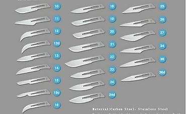 Бандажи, корсеты, корректоры: Снижение цен на ЛЕЗВИЯ хирургические, скальпели. Продажа упаковкой — 2