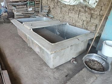 ножовка по металлу: Двухсекционная промышленная ванна/чан из нержавеющей стали - — 4