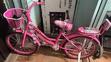 Велосипеды: Детский велосипед, 2-колесный, 6 - 9 лет, Для девочки, Б/у — 1