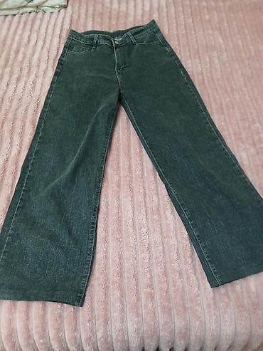 Джинсы широкого кроя - Цвет: темно‑серый/графит, легкий вареный — 2