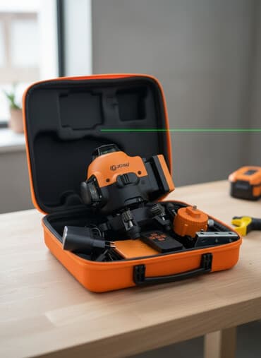 наборы инструментов: Лазерный уровень JOGO в комплекте в кейсе Описание: - Лазерный — 1