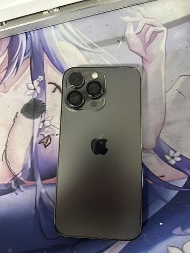 poco 7pro: IPhone 13 Pro, Б/у, 256 ГБ, Space Gray, Чехол, 75 % — 1