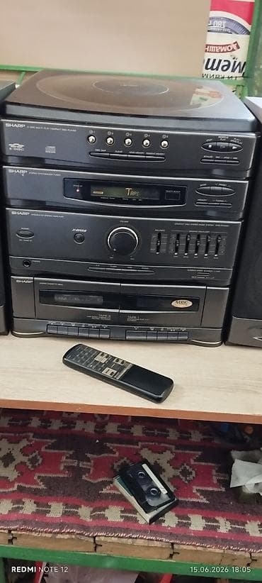 se electronics: Музыкальный центр SHARP радио магнитофон CD — 1