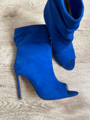 фирменная обувь из италии: Туфли, 36, Carlabei, Б/у, цвет - Синий, Платная доставка, Самовывоз — 1