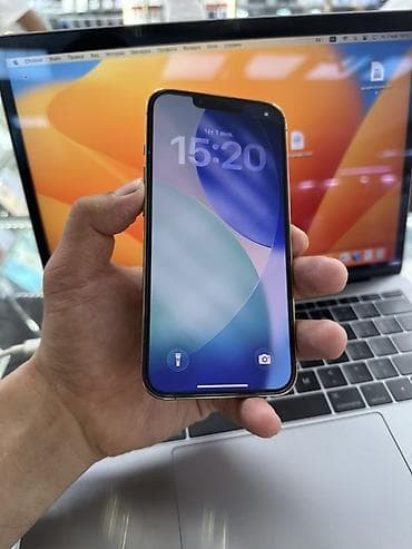 apple max: IPhone 13 Pro, Б/у, 256 ГБ, Золотой, Защитное стекло, Чехол, 97 % — 3