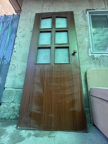 стекол: Межкомнатная дверь, Б/у, Со стеклом — 2