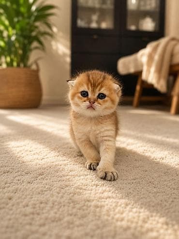 кошка британец: Порода: шотландский вислоухий (Scotish Fold), окрас — золотой — 2