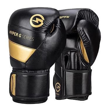 pro force: Боксерские перчатки HYPER G SERIES в черно-золотом исполнении. Новые — 1