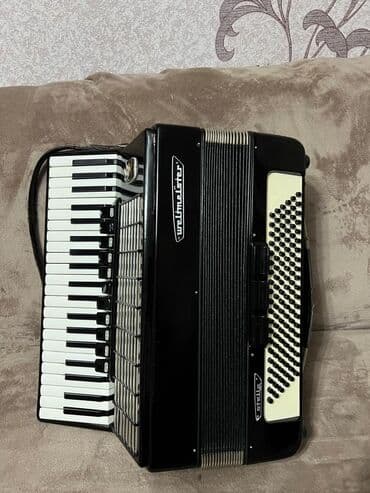 курсы гитара: Аккордеон клавишно-кнопочный (пьяно-аккордеон) черного цвета — 2