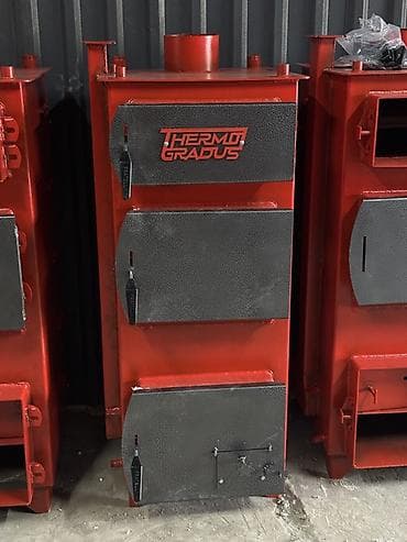 котёл б у: Твердотопливный котёл Новый, Бренд: Thermo Gradua, Для дома, Тип управления: Механический — 3