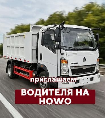 Требуется Водитель грузового транспорта, Категория прав (C), На самосвал, Питание — 1