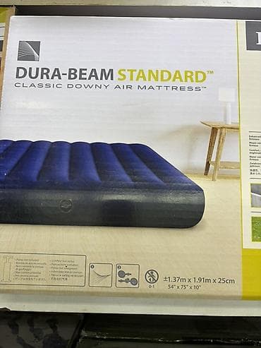 downy: Надувной матрас, Двуспальный, Intex, длина - 191 см — 1