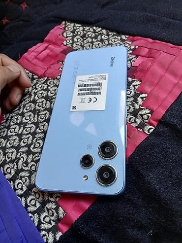 redmi 9 note: Redmi, Redmi 12 5G, Б/у, 128 ГБ, цвет - Голубой, 1 SIM, 2 SIM — 3