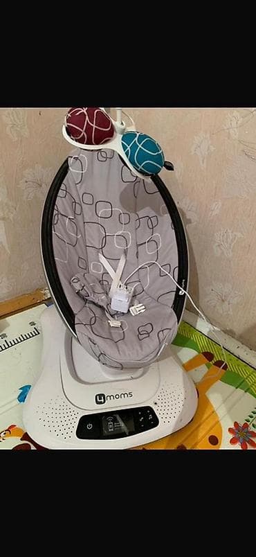 4 момс: Качеля-люлька 4moms mamaRoo - Электронная качеля с базой 4moms и — 1