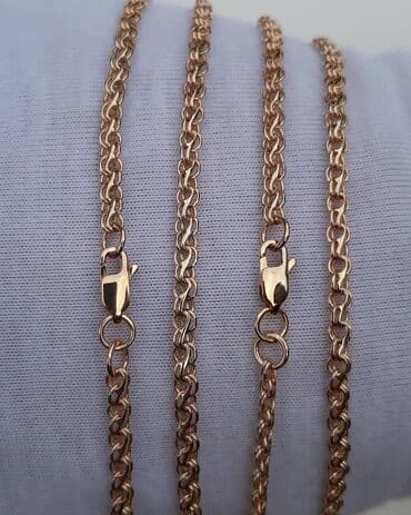 продаю золотую цепочку: Цепь для бензопилы, Проба 585, Унисекс, Новый, Ручная работа — 24