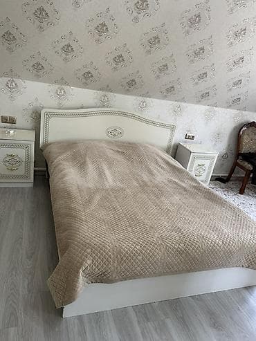 Башка эмеректер: Эки кишилик керебет, Колдонулган, Матрасы бар, узуну - 200 см — 1