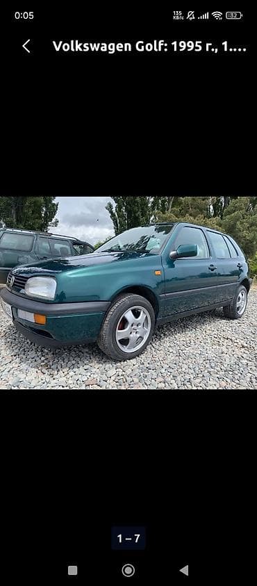 Volkswagen: Volkswagen Golf: 1995 г., 1.6 л, Механика, Бензин, Хэтчбэк — 3